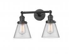 Innovations Lighting 208-OB-G62 - Cone - 2 Light - 16 inch - Oil Rubbed Bronze - Adjustable Bath Vanity Light