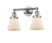 Innovations Lighting 208-PC-G61 - Cone - 2 Light - 16 inch - Polished Chrome - Adjustable Bath Vanity Light