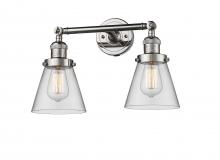 Innovations Lighting 208-PN-G62 - Cone - 2 Light - 16 inch - Polished Nickel - Adjustable Bath Vanity Light