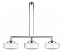 Innovations Lighting 213-PC-G694-12 - Bridgeton - 3 Light - 44 inch - Polished Chrome - Stem Hung - Adjustable Island Light