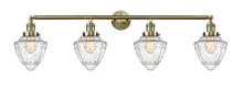 Innovations Lighting 215-AB-G664-7 - Bullet - 4 Light - 46 inch - Antique Brass - Adjustable Bath Vanity Light