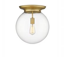 Innovations Lighting 221-1F-BB-G202-14 - Beacon - 1 Light - 14 inch - Brushed Brass - Flush Mount