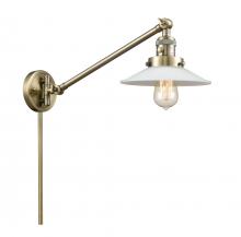 Innovations Lighting 237-AB-G1 - Halophane - 1 Light - 9 inch - Antique Brass -Adjustable Swing Arm