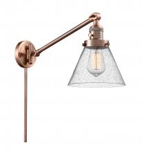 Innovations Lighting 237-AC-G44 - Cone - 1 Light - 8 inch - Antique Copper -Adjustable Swing Arm