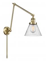 Innovations Lighting 238-AB-G44 - Cone - 1 Light - 8 inch - Antique Brass -Adjustable Swing Arm