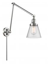 Innovations Lighting 238-PC-G64 - Cone - 1 Light - 8 inch - Polished Chrome -Adjustable Swing Arm