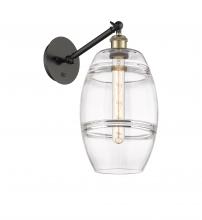 Innovations Lighting 317-1W-BAB-G557-8CL - Vaz - 1 Light - 8 inch - Black Antique Brass - Adjustable Sconce