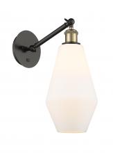 Innovations Lighting 317-1W-BAB-G651-7 - Cindyrella - 1 Light - 7 inch - Black Antique Brass - Adjustable Sconce