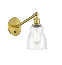 Innovations Lighting 317-1W-SG-G394 - Ellery - 1 Light - 5 inch - Satin Gold - Adjustable Sconce