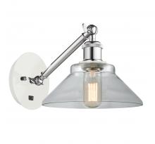 Innovations Lighting 317-1W-WPC-G132 - Orwell - 1 Light - 8 inch - White Polished Chrome - Adjustable Sconce