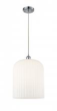 Innovations Lighting 516-1P-PC-G559-12GWH - Bridal Veil - 1 Light - 5 inch - Polished Chrome - Cord hung - Mini Pendant