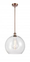 Innovations Lighting 516-1S-AC-G122-14 - Athens - 1 Light - 14 inch - Antique Copper - Pendant