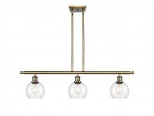 Innovations Lighting 516-3I-AB-G122-6 - Athens - 3 Light - 36 inch - Antique Brass - Cord hung - Island Light
