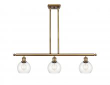 Innovations Lighting 516-3I-BB-G122-6 - Athens - 3 Light - 36 inch - Brushed Brass - Cord hung - Island Light