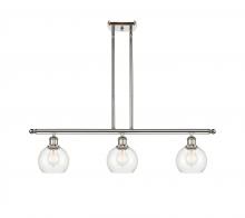 Innovations Lighting 516-3I-PN-G122-6 - Athens - 3 Light - 36 inch - Polished Nickel - Cord hung - Island Light
