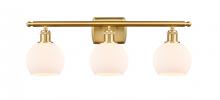 Innovations Lighting 516-3W-SG-G121-6 - Athens - 3 Light - 26 inch - Satin Gold - Bath Vanity Light