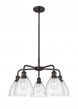 Innovations Lighting 516-5CR-OB-GBD-754 - Bristol - 5 Light - 26 inch - Oil Rubbed Bronze - Chandelier