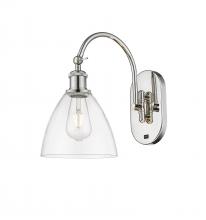 Innovations Lighting 518-1W-PN-GBD-752 - Bristol - 1 Light - 8 inch - Polished Nickel - Adjustable Swing Arm