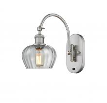 Innovations Lighting 518-1W-SN-G92 - Fenton - 1 Light - 7 inch - Brushed Satin Nickel - Adjustable Swing Arm