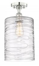 Innovations Lighting 616-1F-PN-G1113-L - Cobbleskill - 1 Light - 9 inch - Polished Nickel - Semi-Flush Mount