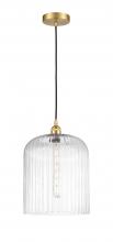 Innovations Lighting 616-1P-SG-G559-12CL - Bridal Veil - 1 Light - 5 inch - Satin Gold - Cord hung - Mini Pendant