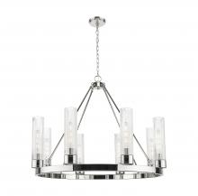 Innovations Lighting 617-8CR-PN-G617-11SCL - Boreas - 6 Light - 36 inch - Polished Nickel - Chandelier