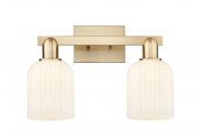 Innovations Lighting 716-2W-CB-G559-5GWH - Bridal Veil - 2 Light - 16 inch - Champagne Bronze - Bath Vanity Light