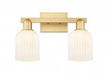 Innovations Lighting 716-2W-SG-G559-5GWH - Bridal Veil - 2 Light - 16 inch - Satin Gold - Bath Vanity Light