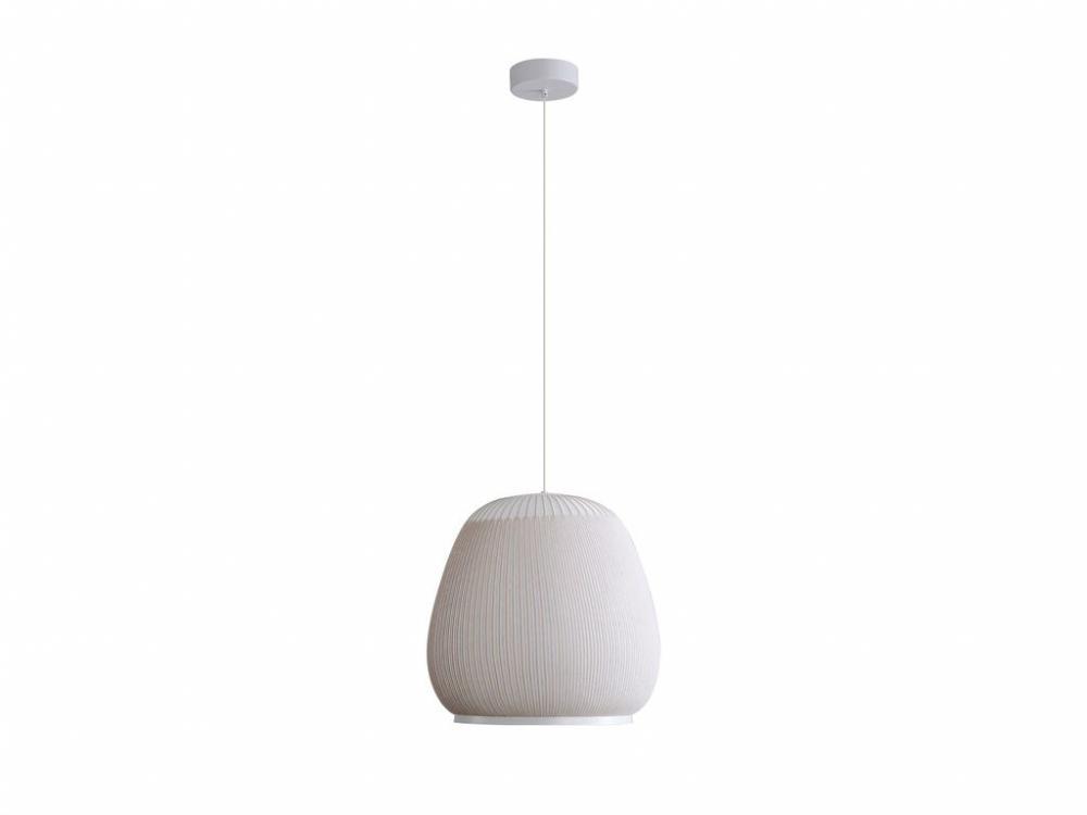 Tela 17" LED Pendant in Sand Yellow