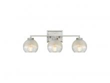 Golden 3094-BA3 PW-ALA - Elliott 3-Light Vanity Light in Pewter with Alabaster Shade