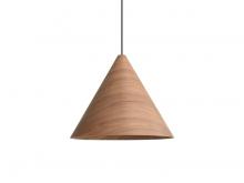 Golden 3988-24 DWA - Conique 3-Light Pendant in Dark Walnut