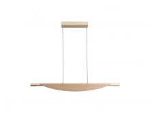 Golden 6400-LP42 FRG - Luma 42" LED Linear Pendant in French Gold