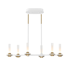Eurofase 45713-026 - TORCIA, 6LT CHANDELIER L,WHITE