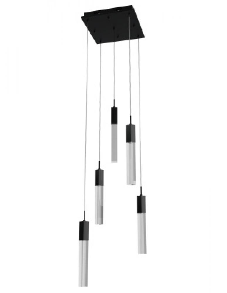 The Original Glacier Snow Collection 5 Light Acyrlic Multi Port Pendant