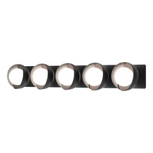 Hubbardton Forge 201379-SKT-10-85-GG0711 - Brooklyn 5-Light Straight Double Shade Bath Sconce