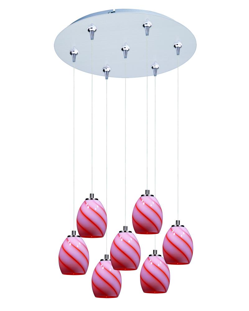 Swirl-Multi-Light Pendant